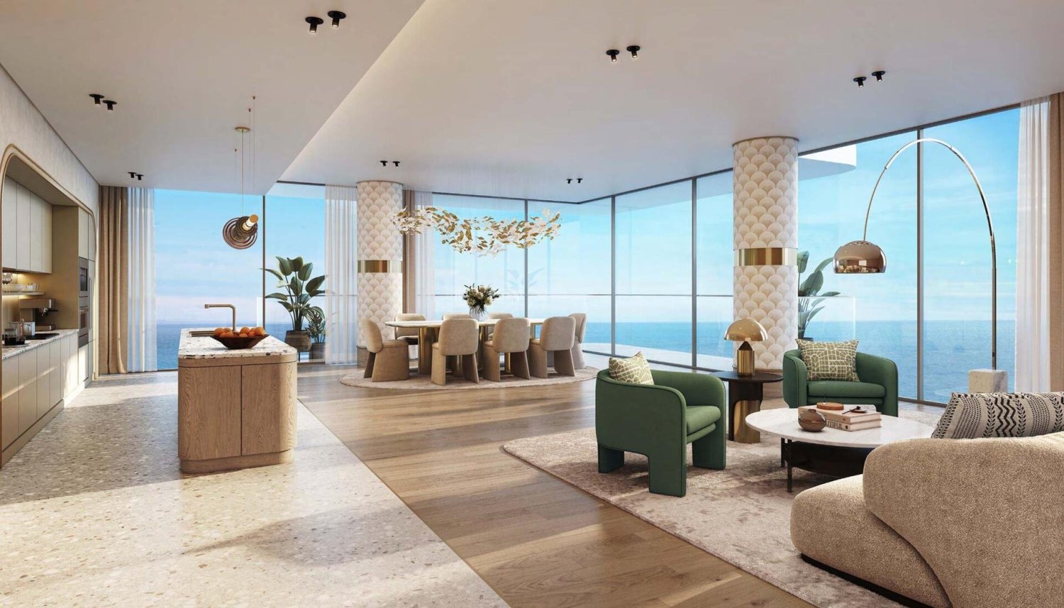 Apartamento de 2 dormitorios en Sensia, Maritime City, UAE No. 65909