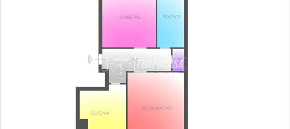 2 rooms Apartment in Voghera, Italy No. 5535 13