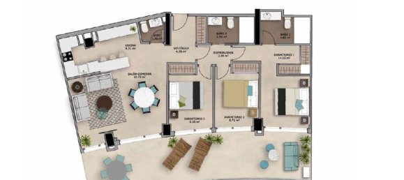 3 bedrooms Apartment in Canet d'En Berenguer, Spain No. 15019 8