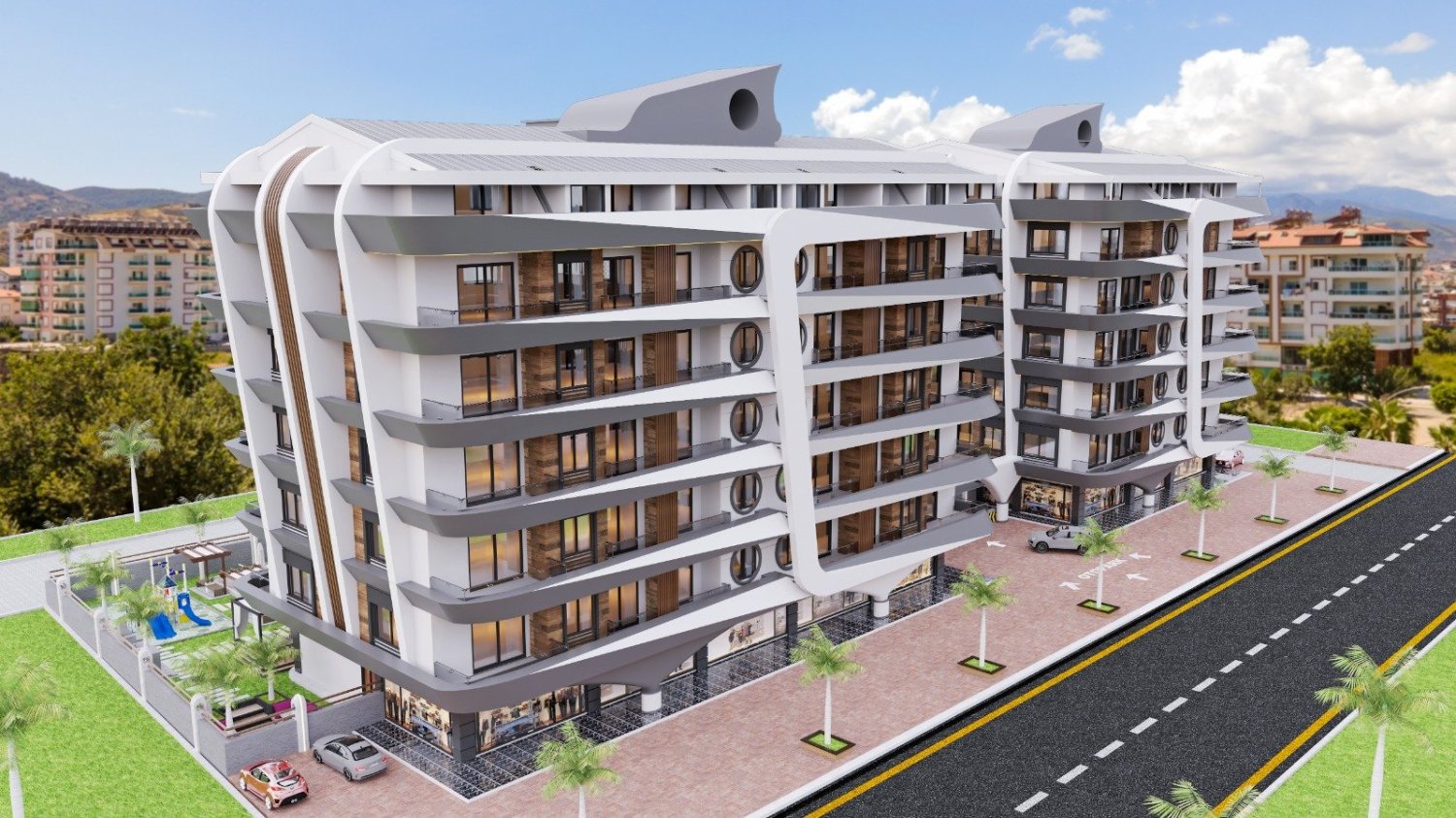 Wohnung 2+1 in Alanya, Turkey, Nr. 19868