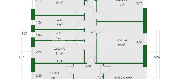 5-salle Appartement à Bari, Italy No. 339238 10