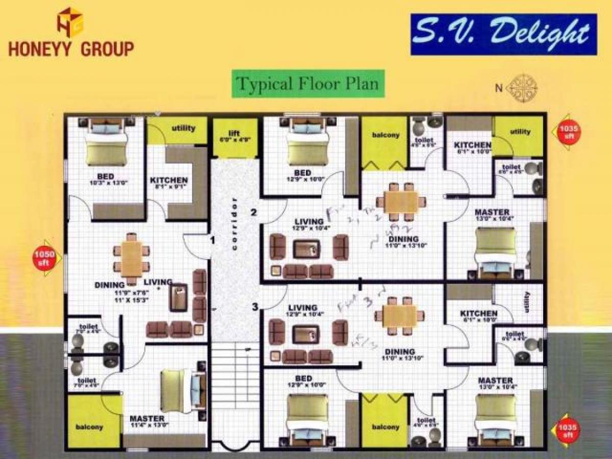 2 غرف نوم منزل في Visakhapatnam, India رقم 11138