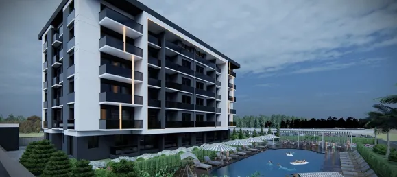 Квартира 1+1 в Аксу, Турция № 33062 9