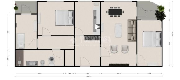 Квартира с 3 спальнями в Руби, Испания № 184117 29