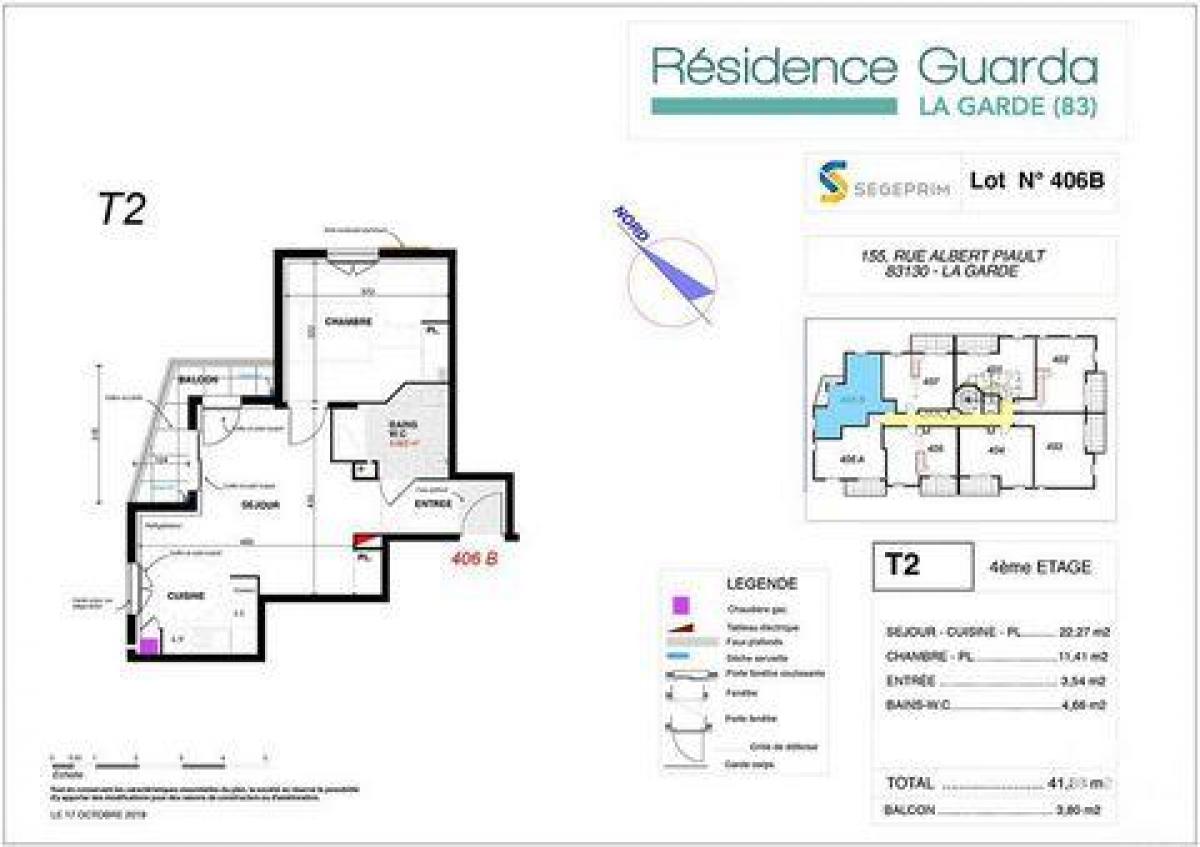 Studio-Eigentumswohnung in La Garde, France, Nr. 26929