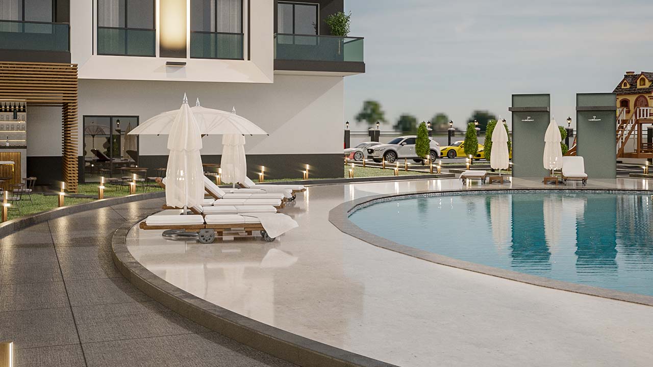 Penthouse 2+1 à Sky Tower, Avsallar, Turkey No. 36228