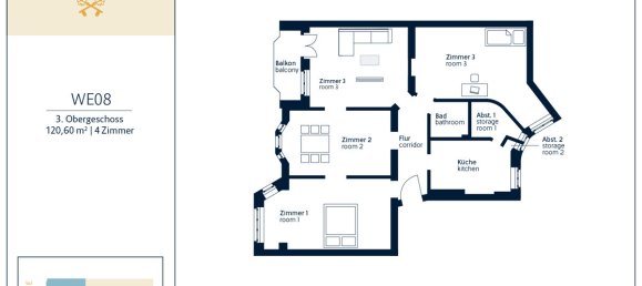 Apartamento de 6 habitaciónes en Friedenau, Germany No. 70106 29