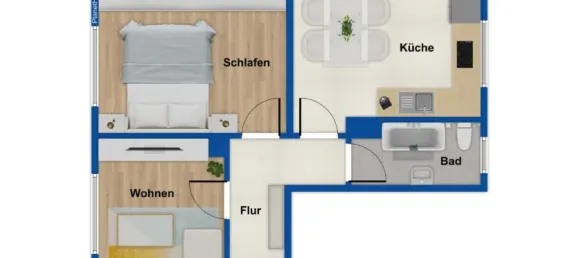 Apartamento de 2 habitaciónes en Essen, Germany No. 9028 17