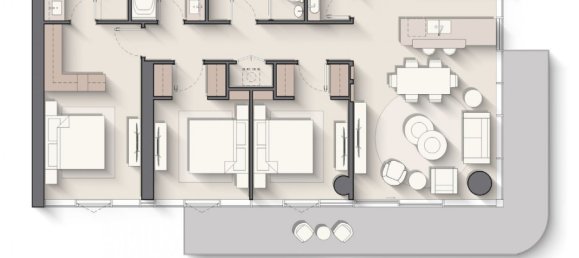 3 غرف نوم شقة في Costa Mare, دبي, UAE رقم 65237 2