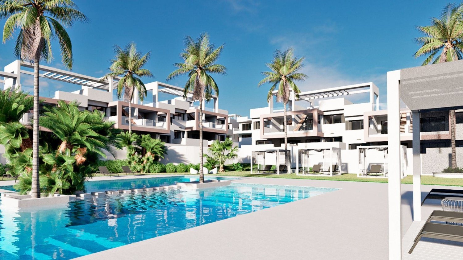 Бунгало с 3 спальнями в Mirador Hills Resort, Финестрат, Испания № 15645