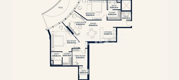1 bedroom Apartment for sale in Dubai, UAE № 180689 25