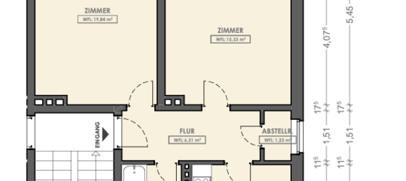 Квартира с 1 спальней в Нижняя Саксония, Германия № 325100 7