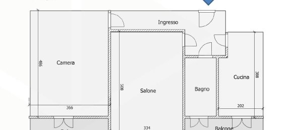 2 rooms Apartment in Bari, Italy No. 17749 11