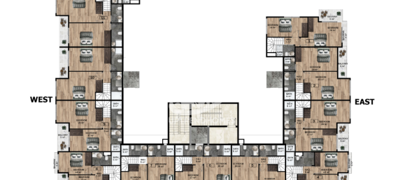 Penthouse 1+1 in Mahmutlar, Turkey, Nr. 1615 24