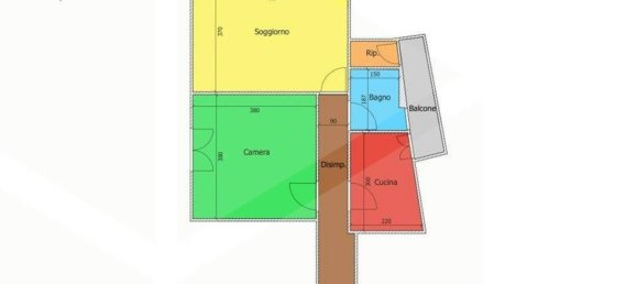 2-Zimmer Wohnung in Bari, Italy, Nr. 29831 2