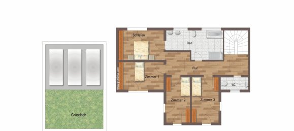 3-Zimmer Gebäude in Leipzig, Germany, Nr. 160504 12