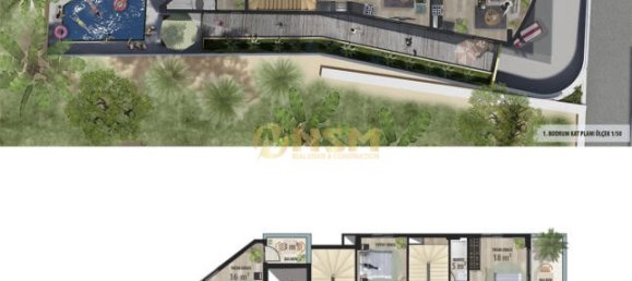 Apartamento 2+1 em Alanya, Turkey N.º 8439 3