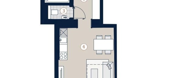 Studio in Margareten, Austria, Nr. 183395 14