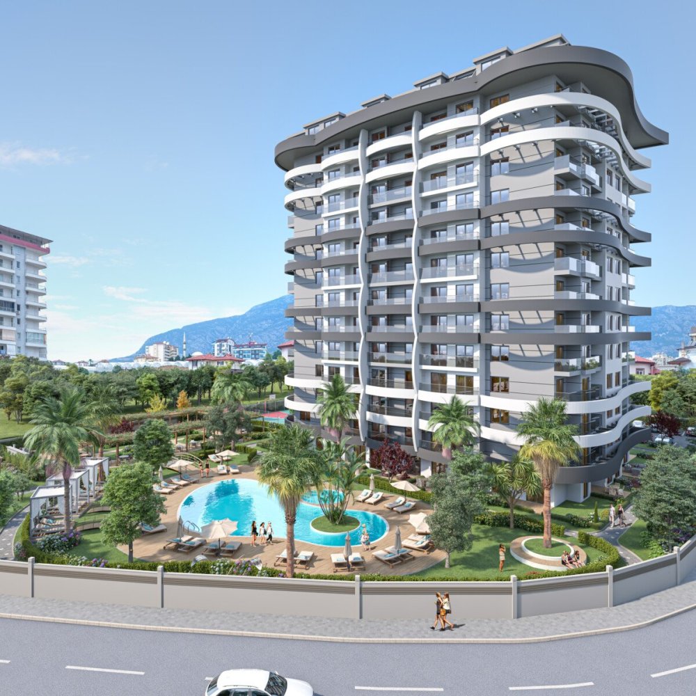 2-Zimmer Wohnung in Alanya, Turkey, Nr. 20546