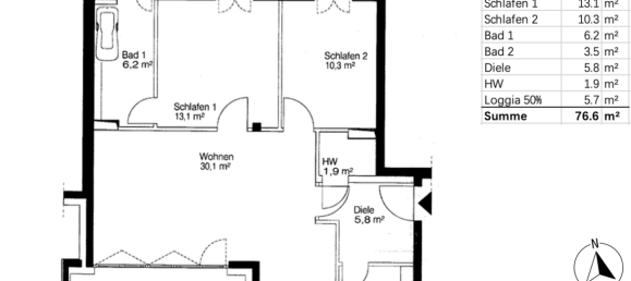 Apartamento de 2 dormitorios en Frankfurt am Main, Germany No. 12467 19