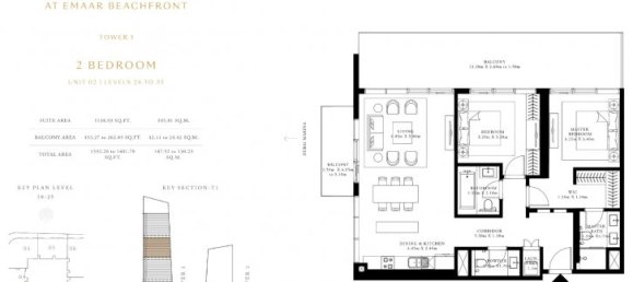 2 غرف نوم شقة في Dubai Harbour, UAE رقم 29 12
