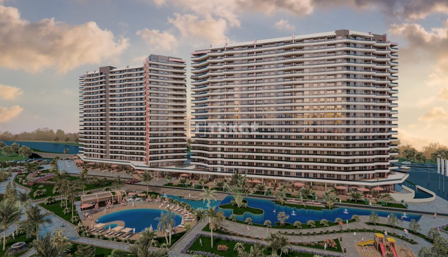 Квартира 3+1 в Бююкчекмедже, Турция № 41397