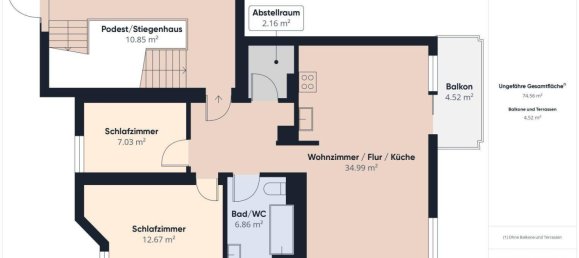 Apartamento de 3 habitaciónes en Kaprun, Austria No. 18698 16