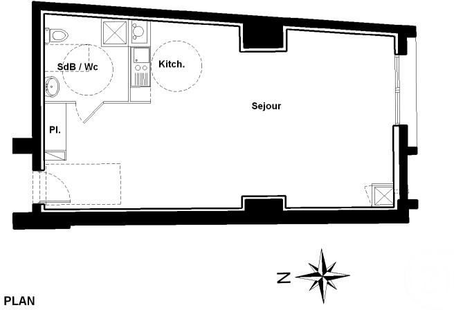 Studio à Orléans, France No. 215923