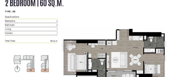 2 chambres Condo à Andromeda Condominium Pattaya, Thailand No. 28690 14