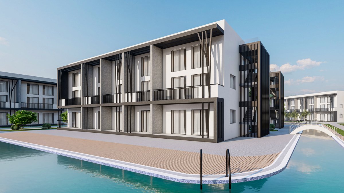 1 غرف نوم شقة في Iskele, Northern Cyprus رقم 14496