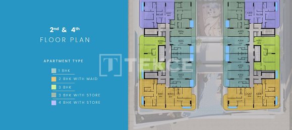 Квартира с 1 спальней в Дубай, ОАЭ № 111232 14