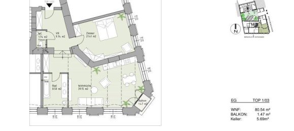 Escritório de 2 divisões em Modling, Austria N.º 180314 10