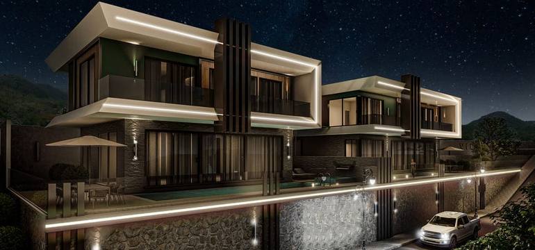 فيلا 4+1 في Kargicak, Turkey رقم 3858