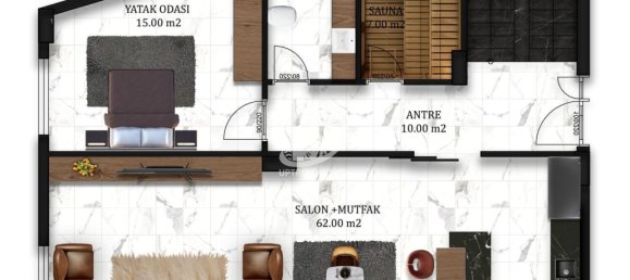 فيلا 4+1 في Kargicak, Turkey رقم 3858 26