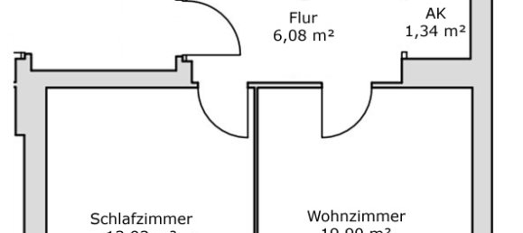 2 rooms Apartment in Schoneberg, Germany No. 12863 9