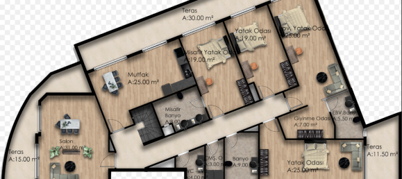 Penthouse 5+2 in Gazipasa, Turkey No. 22822 18