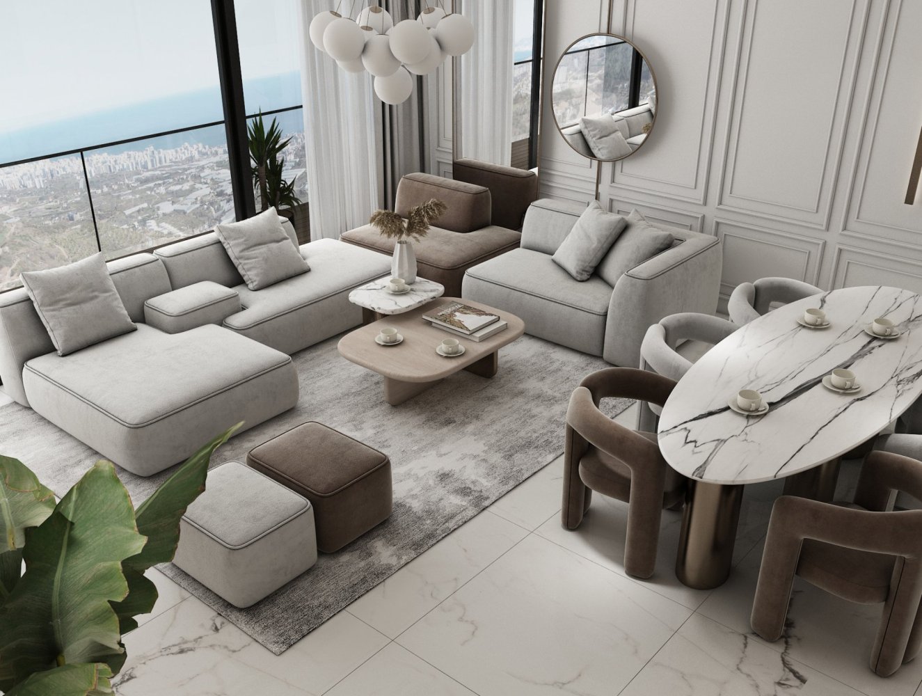 شقة 2+1 في Ozdence Hill Luxury Residence, Kargicak, Turkey رقم 39817