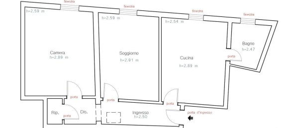 3 rooms Apartment in Siena, Italy No. 222288 50