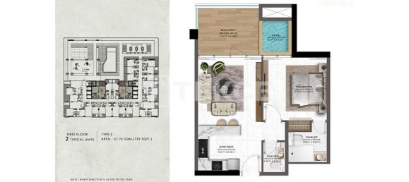 2 Schlafzimmer Wohnung in Majan, UAE, Nr. 101946 14