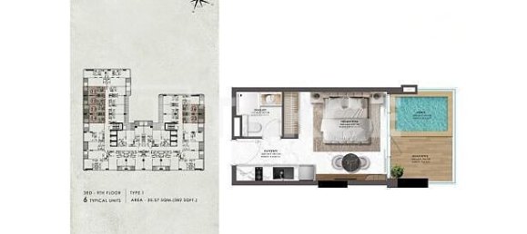 2 Schlafzimmer Wohnung in Majan, UAE, Nr. 101946 17