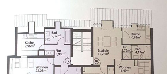 Квартира с 1 спальней в Neu-Ulm, Германия № 34668 21