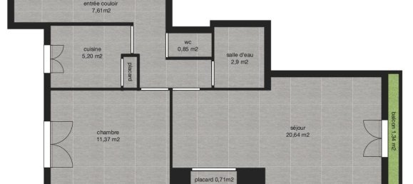 1 غرف نوم شقة في Marseille, France رقم 340847 10