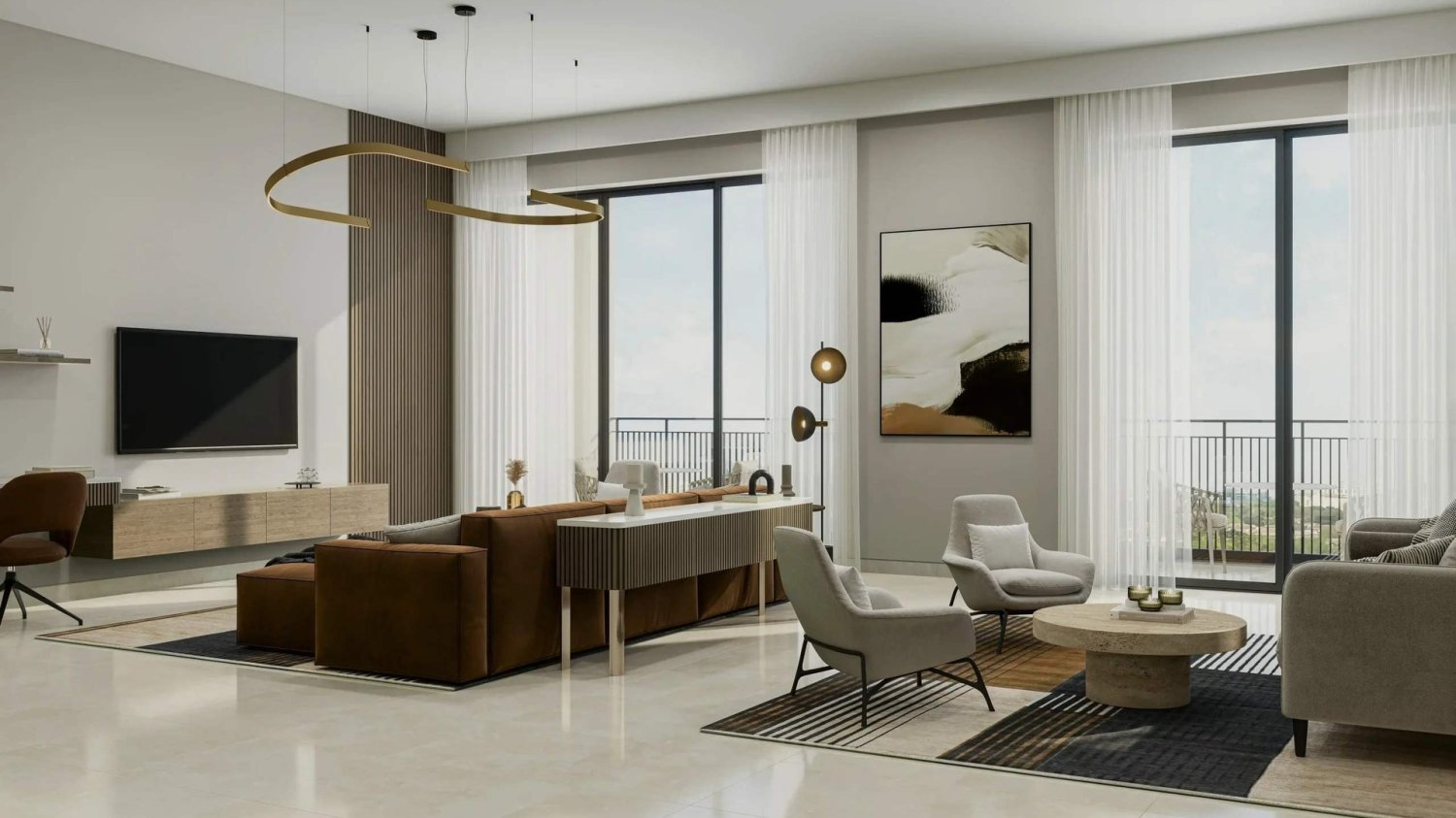 Apartamento T2 em Marriott Residences, Al Barsha, UAE N.º 64669