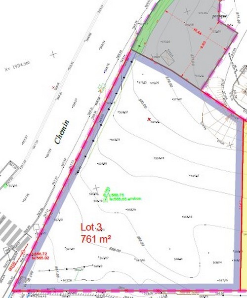 Grundstück in Echenevex, France 761m², Nr. 123241
