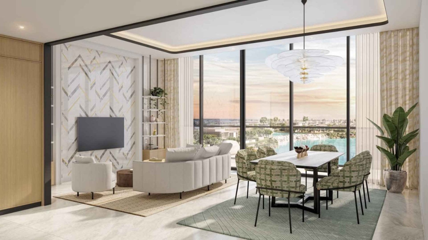 Квартира с 1 спальней в Arian, Downtown Jebel Ali, ОАЭ № 63721