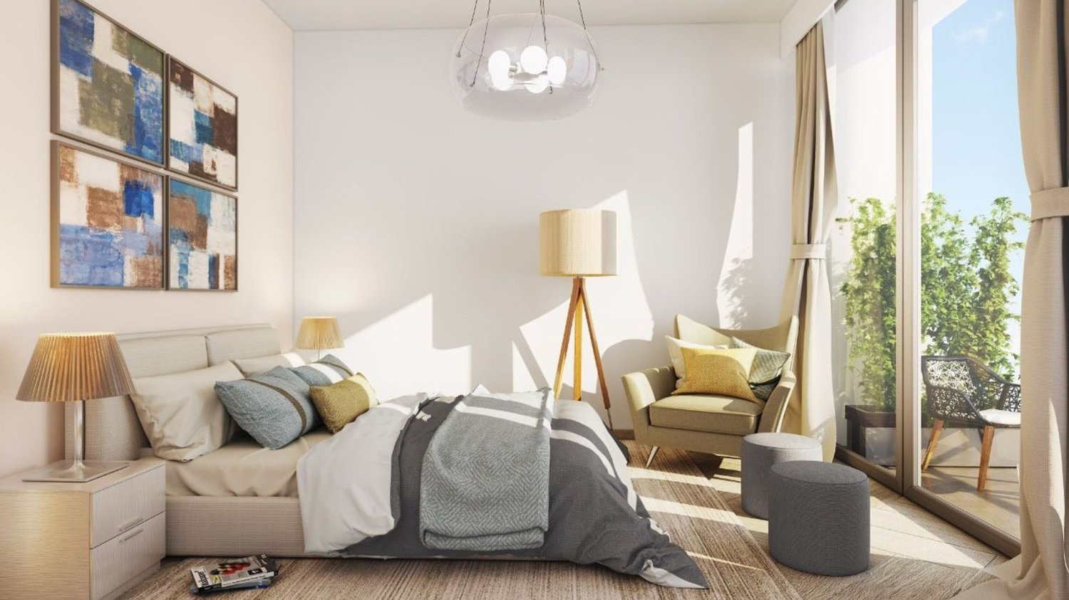 3 Schlafzimmer Wohnung in AZIZI RIVIERA, Meydan, UAE, Nr. 59461