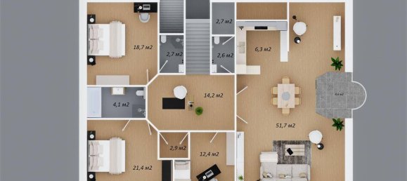 4 rooms Penthouse in Salzburg, Austria No. 161497 15