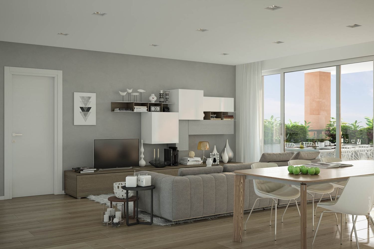 Квартира с 3 комнатами в Казальгранде, Италия № 7392