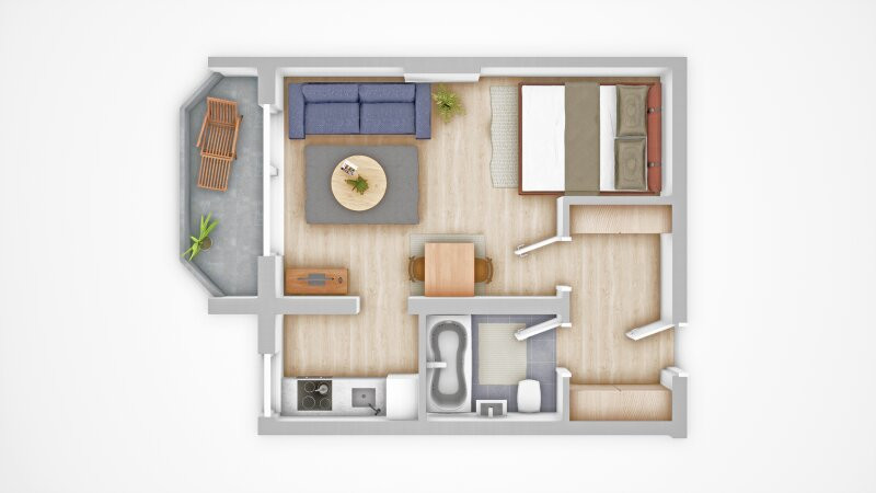 Studio in Innsbruck-Stadt, Austria No. 255686