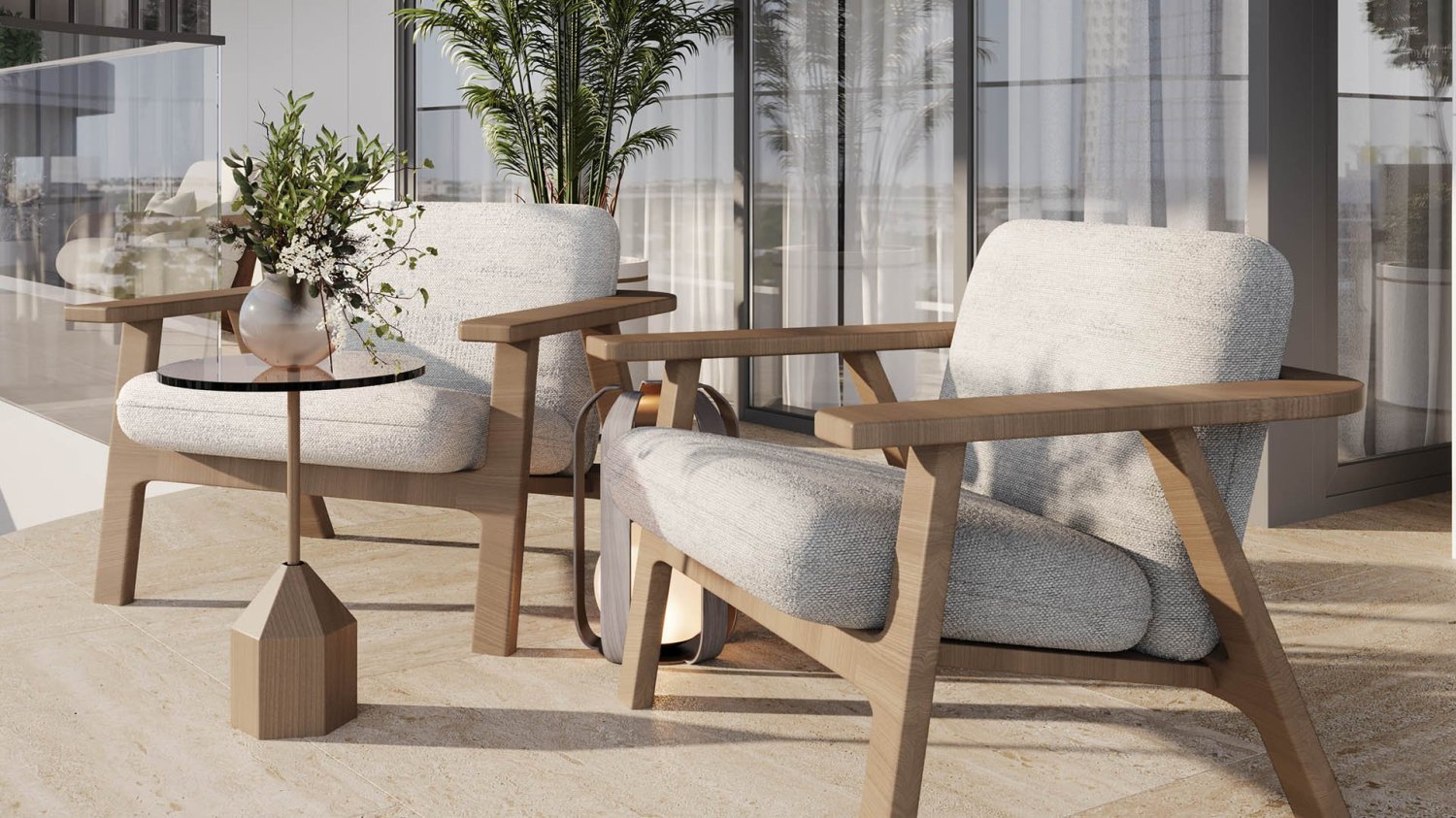 Apartamento T3 em SkyHills Astra, Al Barsha, UAE N.º 64260